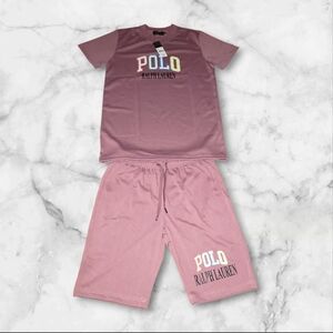 Ralph Lauren Dusty Rose POLO Lounge Tee & Shorts Set